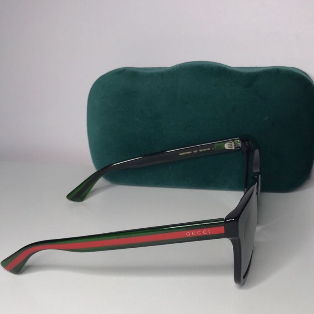 - 💯 - Authentic New Gucci GG0057SK 002 56 GG0057SK Men's Sunglasses - Picture 8 of 12
